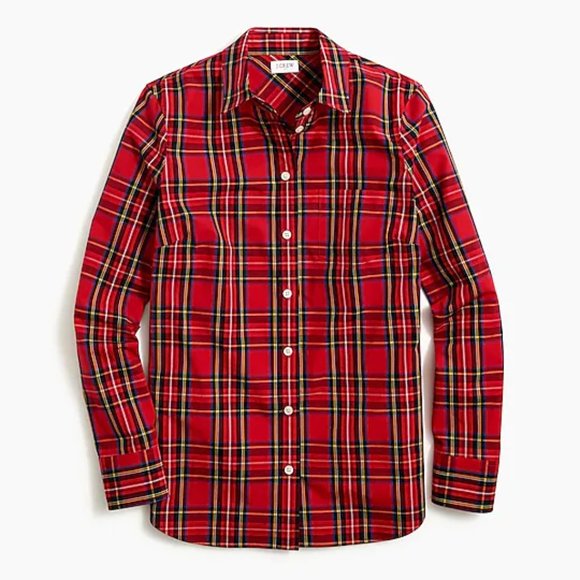 J. Crew Tops - NWT J. Crew Tartan Plaid Button Down Shirt size XS